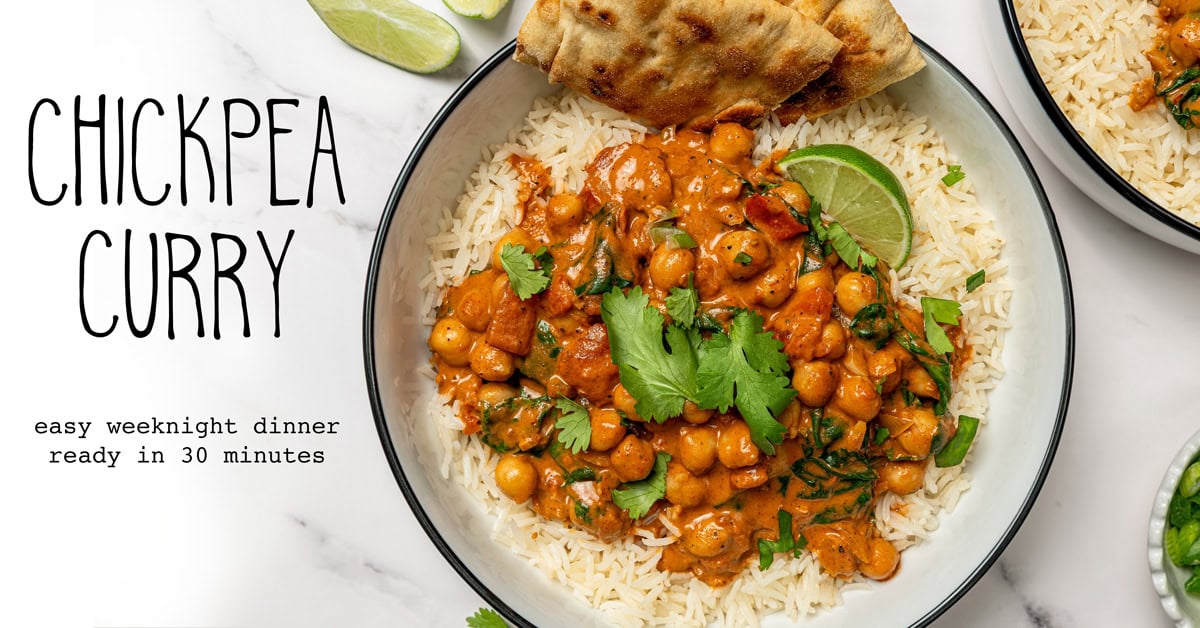 Easy One-Pot Chickpea Curry: Quick Weeknight Vegan Dinner